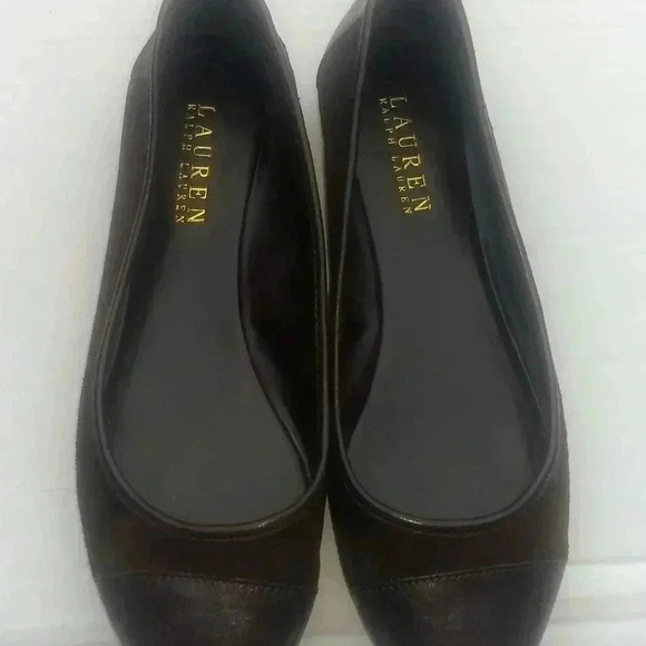Lauren Ralph Lauren Women's Brown Flat Shoes - Picture 6 of 9